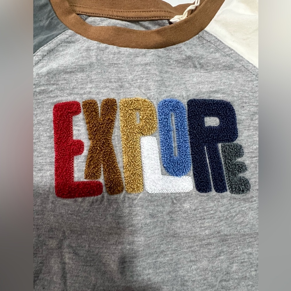 Fat Face Color Block Raglan tee NWT - Picture 2 of 7